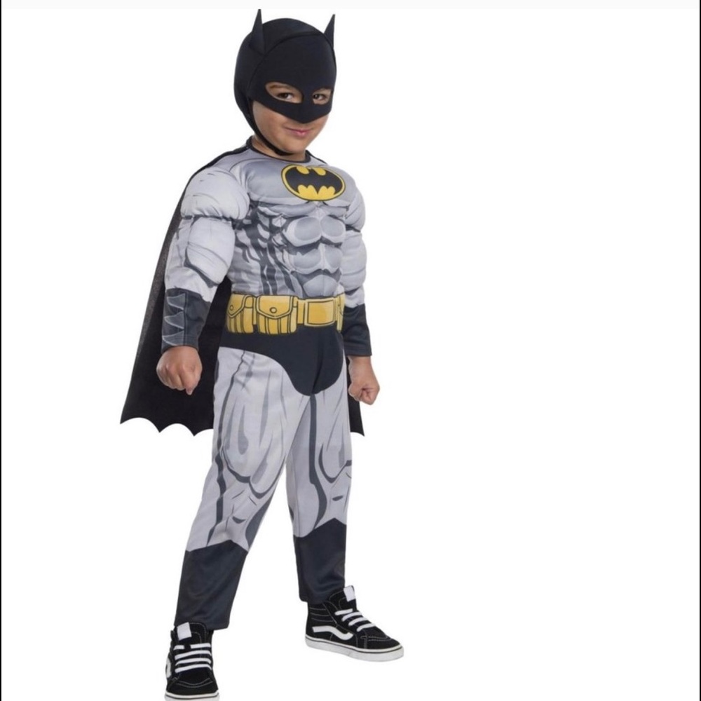 Boys Batman Muscle Halloween Costume-2T